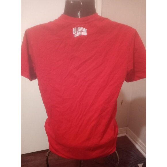 Billionaire Boys Club Shirt Mens Medium M Red Astronaut Helmet Graphic Tee BBC - Picture 4 of 9